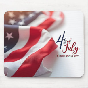 Mousepad Design Patriótico do Dia da Independência 4 de Jul