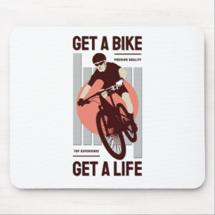 Mousepad Design Perfeito de Motoqueiro - Pegue uma Bike, Te