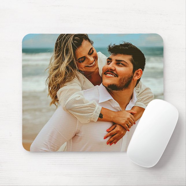Mousepad Design Personalizado Simples Foto Personalizada (Com mouse)