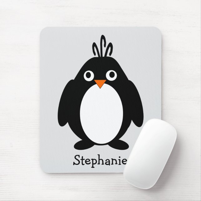 Mousepad Design Pinguim (Com mouse)