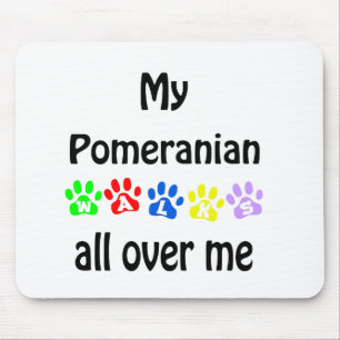 Mousepad Design Pomeraniana Walks