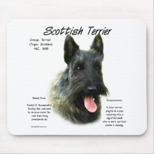 Mousepad Design (rajado) da história de Terrier do Scottis