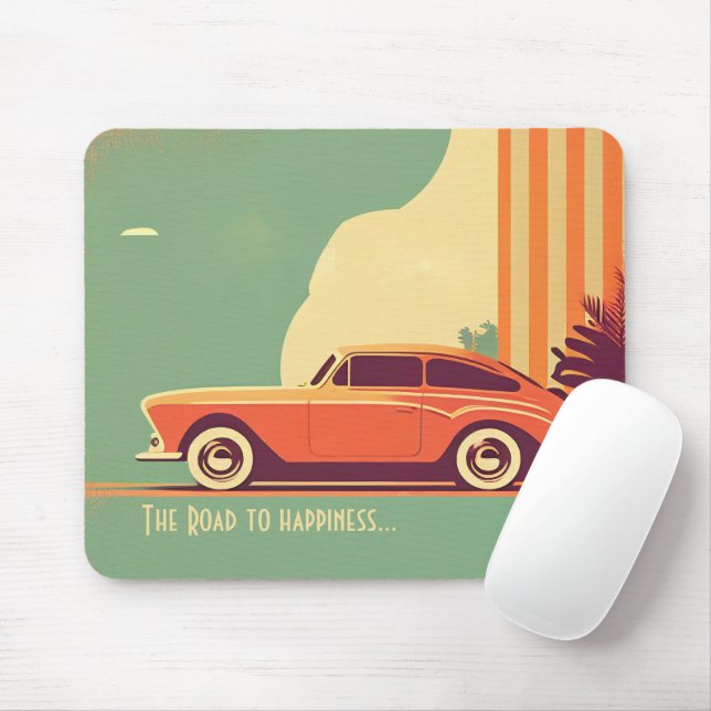 Mousepad design - Retroativo 60s (Com mouse)