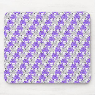 Mousepad Design roxo e claro bonito da listra do cristal de