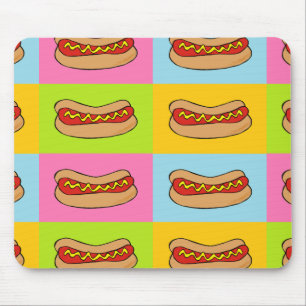 Mousepad design telhado cachorros quentes