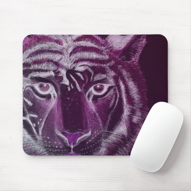 Mousepad Design Tiger (Com mouse)