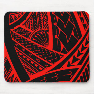 Mousepad Design tribal samoano do tatuagem com spearheads