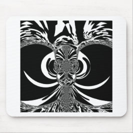 Mousepad Design urbano único clássico preto e branco