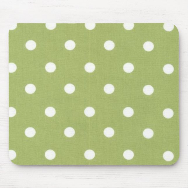 Mousepad Design verde das bolinhas (Frente)