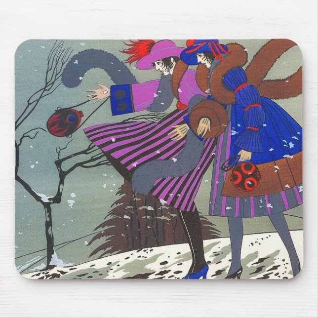 MOUSEPAD DESIGNADOR DE NEVE/CUSTO DE FASHION DO WINTER (Frente)