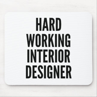 Mousepad Designer de Interior de Trabalho de duro