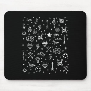 Mousepad Designs de Tatuagem Americana Flash, Tradicional