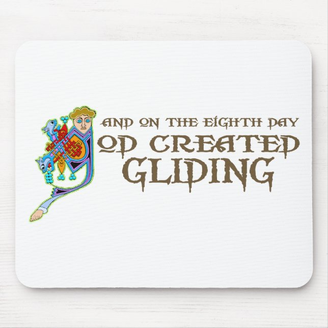 Mousepad Deslizamento criado deus (Frente)