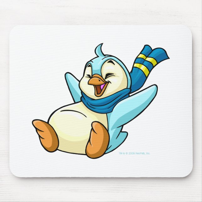 Mousepad Deslizando Bruce azul (Frente)
