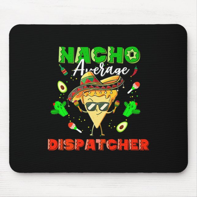 Mousepad Despachante Mexicano Nacho Médio (Frente)