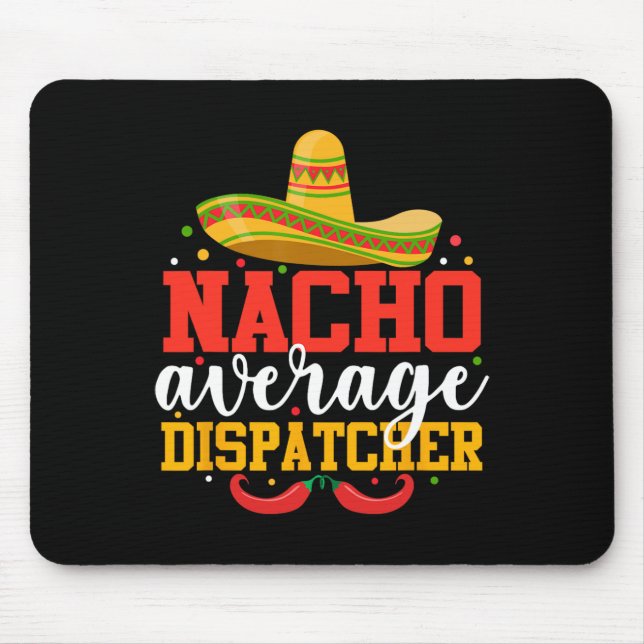 Mousepad Despachante Não Médio Funny Mexicano Cinco De Ma (Frente)