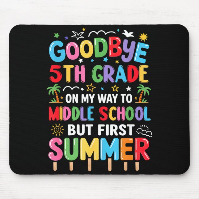 Mousepad Despedida da 5ª Série para o Ensino Médio (Frente)
