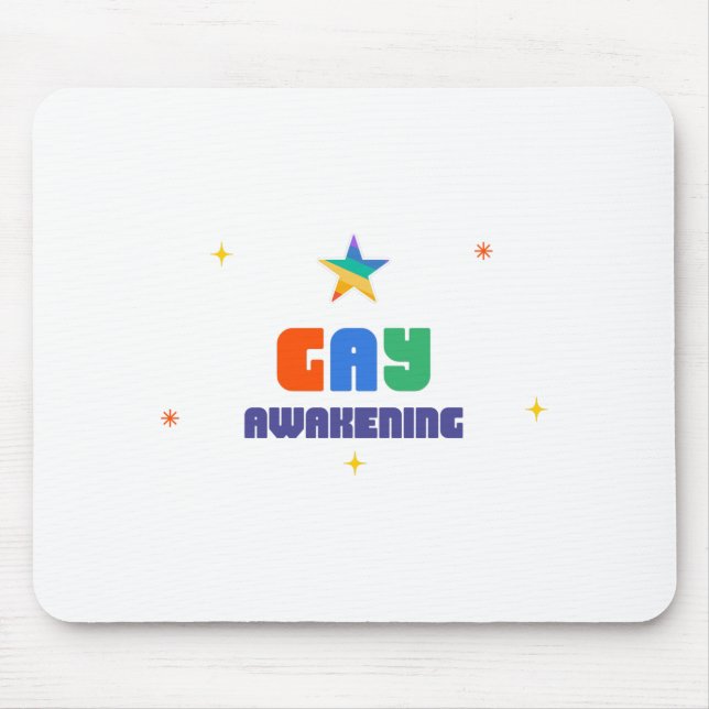 Mousepad Despertar gay (Frente)