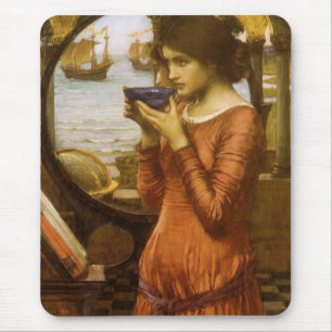 Mousepad Destino pelo Waterhouse de JW, arte do Victorian