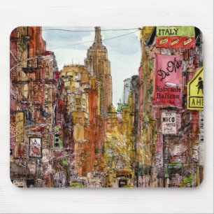 Mousepad Destinos Nova Iorque Vista de Pequena Itália