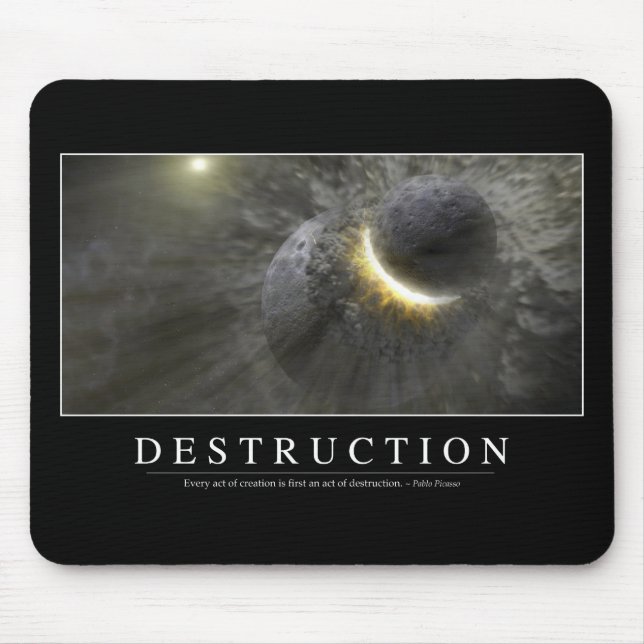 Mousepad Destruição: Cotação Inspirativa 2 (Frente)