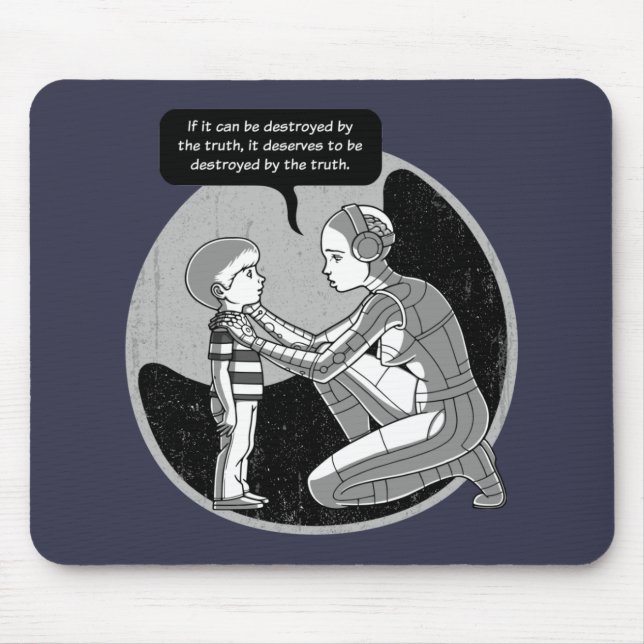 Mousepad Destruído Pela Verdade (Frente)