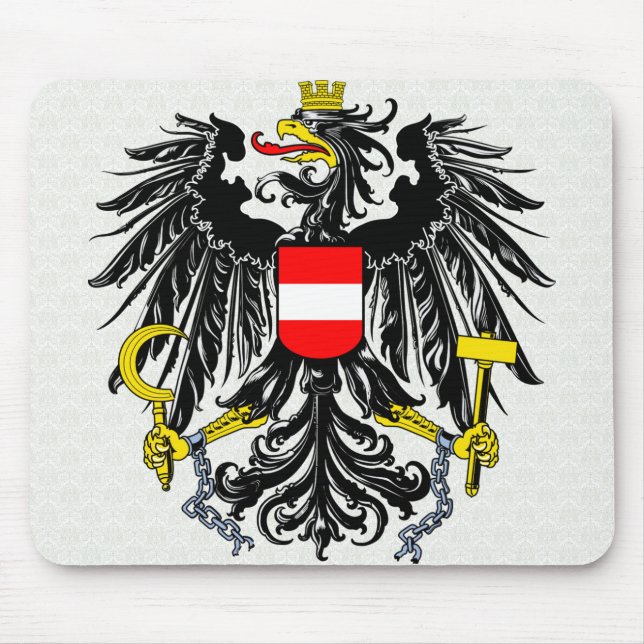 Mousepad Detalhe da brasão de Áustria (Frente)