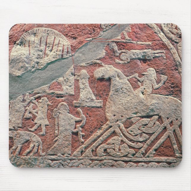 Mousepad Detalhe de figuras que ilustram uma saga (Frente)