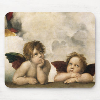 Mousepad Detalhe de Sistine Madonna, Raphael