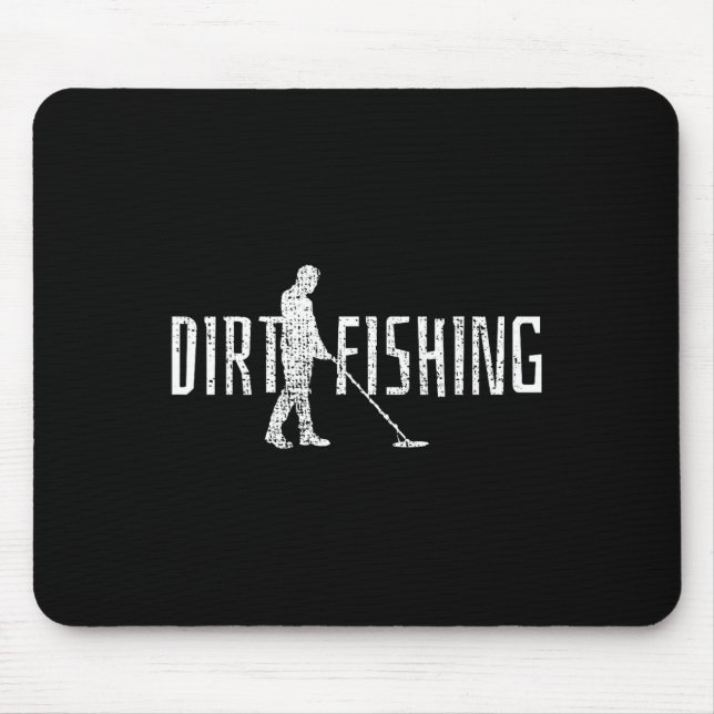 Mousepad Detector de Metais Detecção de Pesca  (Frente)