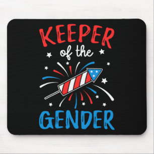 Mousepad Detentor Do Gênero Revela Engraçado 4 De Julho Ba