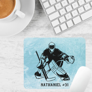 Mousepad Detentor do Objetivo de Hóquei no Gelo