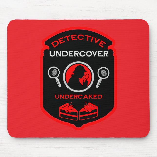 Mousepad Detetive Themed Funny Gift (Frente)