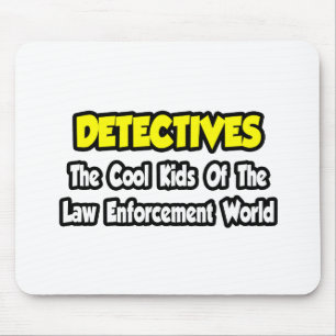 Mousepad Detetives... Crianças Legal Mundo Polícia