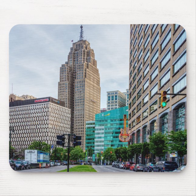 Mousepad Detroit do centro (Frente)