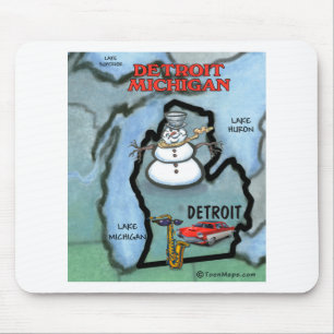 Mousepad Detroit Michigan