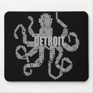Mousepad Detroit Octopus Art