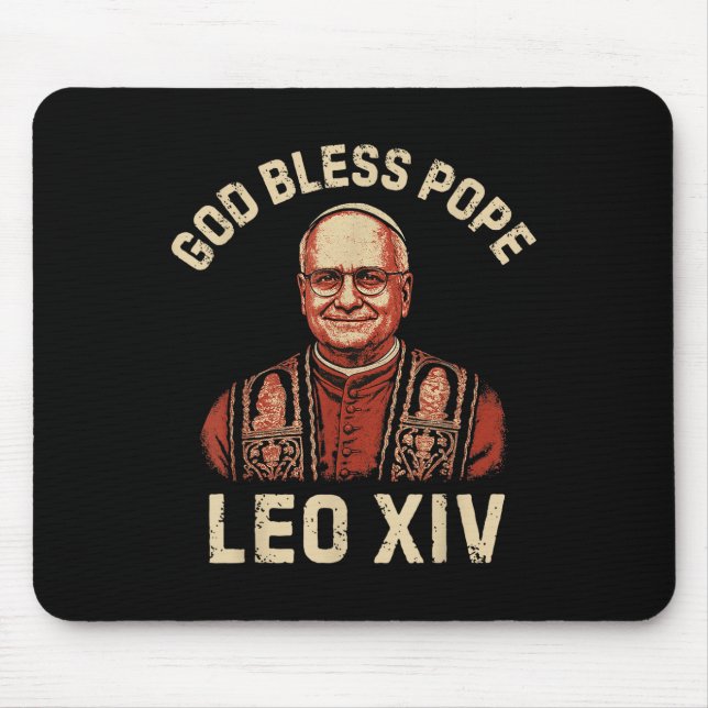 Mousepad Deus abençoe Leo Xiv 6 (Frente)