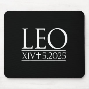 Mousepad Deus abençoe Leo Xiv Christian 2025 Retro Vintag