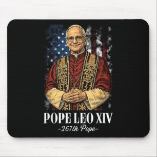 Mousepad Deus abençoe Novo Papa Leo Xiv Igreja Católica Fé 