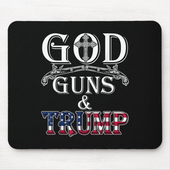 Mousepad Deus Armas E segundo De Camisa, Emenda À Camisa (Frente)