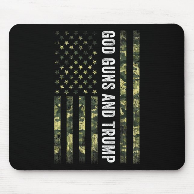 Mousepad Deus Armas E segundo De Tromboço Emenda Usa Bandei (Frente)