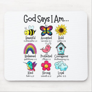 Mousepad Deus Diz Que Eu Sou A Abelha Primavera Christian F