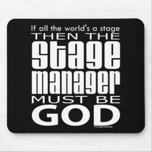 Mousepad Deus do gerente de palco