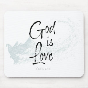 Mousepad Deus é amor