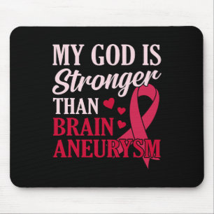 Mousepad Deus É Mais Forte Que O Aneurismo Cerebral Mont