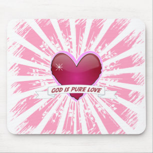 Mousepad Deus é puro amor