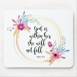 Mousepad Deus está dentro de seu salmo 46:5