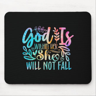 Mousepad Deus Está Dentro Não Citação Versículo Bíblico Rel