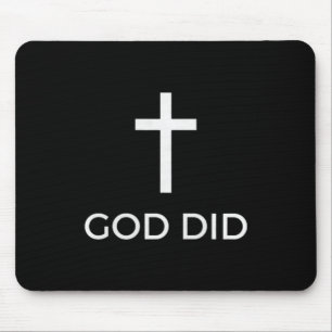 Mousepad Deus Fez Testemunho de Fé Cristã Bênção Milagre